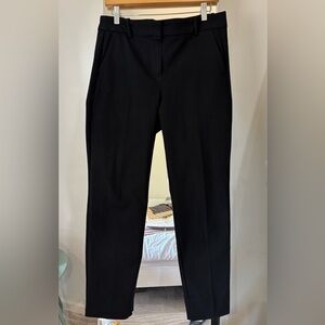 J. Crew Black Ruby Pant - Straight Trousers size 10 polyester blend.